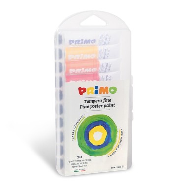 Colori a Tempera Primo   12 ml. a 10 444T10SAP