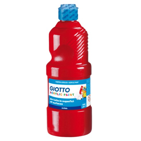 Colori Acrilici Giotto 500 ml. Rosso