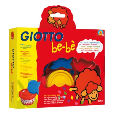 Giotto Bebe Colori a dita 3 pz. 100 ml. F460700