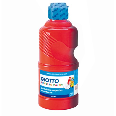 Colori Acrilici Giotto 250 ml. Rosso