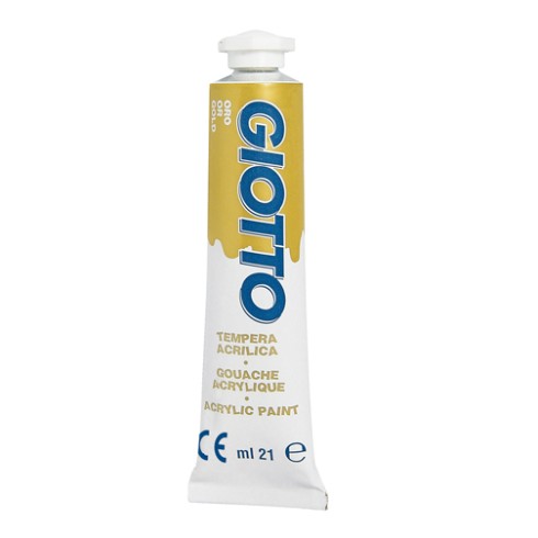 Colori Acrilici Giotto Tubo 21 ml. Oro 6 pz.