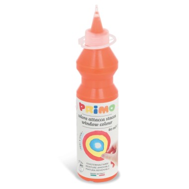 Colori per Vetro Primo Rimovibili  80 ml. Arancio