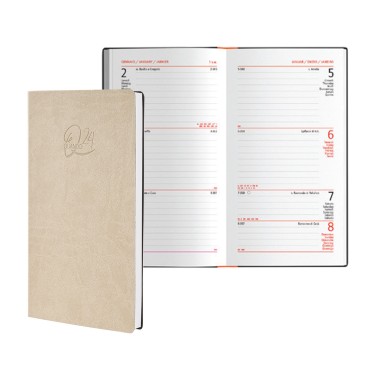 Agenda 24 Quando Femmena  8x15 Settimanale Beige