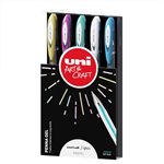 Penne Gel Uni Signo Set Pastel 5 pz.