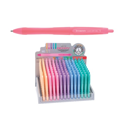 Penne Gel Serve Berry  Expo Pastel 126 pz.