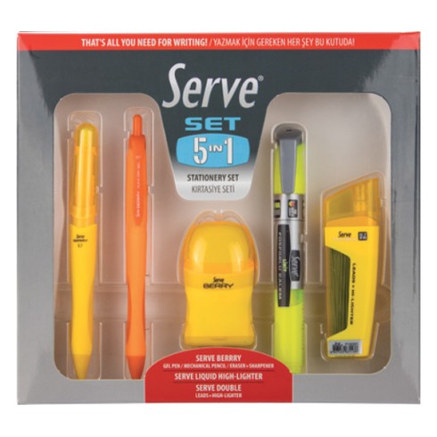 Gift Set Serve da 5 pz. Giallo