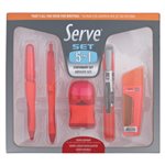 Gift Set Serve da 5 pz. Rosso