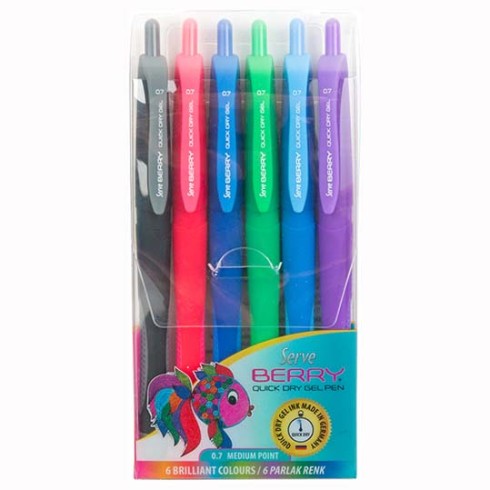 Penne Gel Serve Berry Set 6 pz. Standard Colors