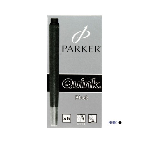 Cartucce Stilografiche Parker Nero 5 pz.