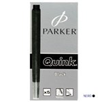 Cartucce Stilografiche Parker Nero 5 pz.