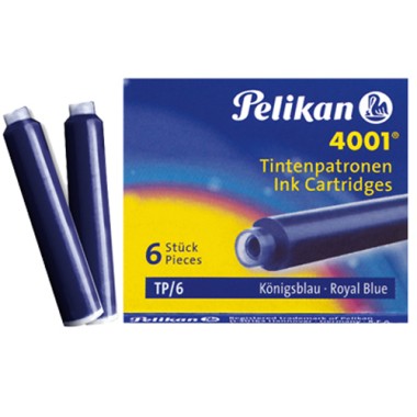 Cartucce Stilografiche Pelikan TP/6 Blu 6 pz.