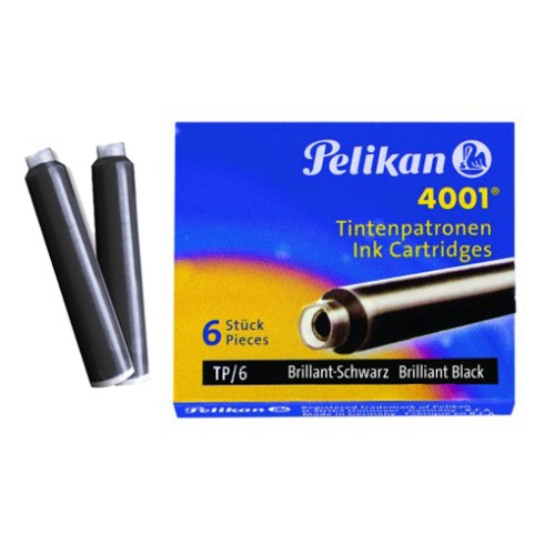 Cartucce Stilografiche Pelikan TP/6 Nero 6 pz.