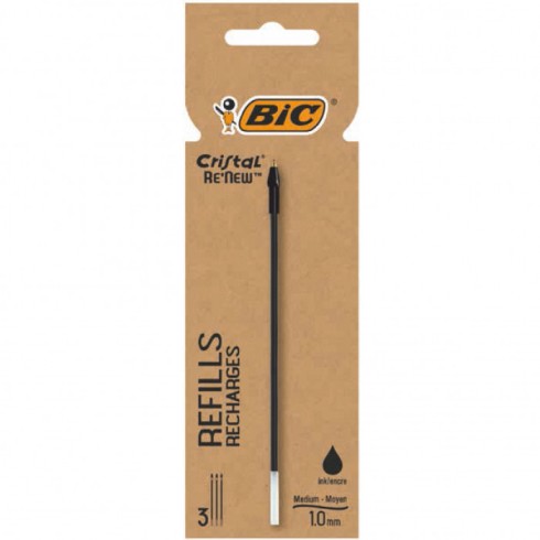 Refill Bic Renew Blu 3 pz.