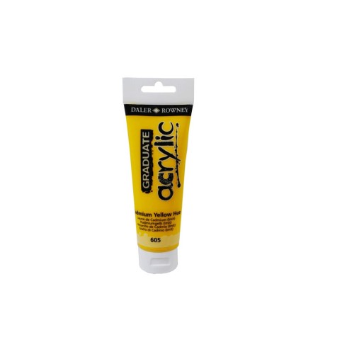 Daler Acrilico Tubo 120 ml Giallo di Cadmio