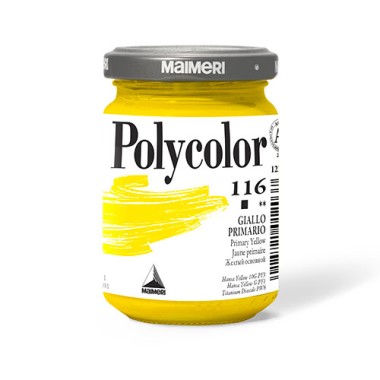 Maimeri Polycolor Vasetto 140 ml Giallo Prim.