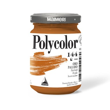 Maimeri Polycolor Vasetto 140 ml Oro Pallido