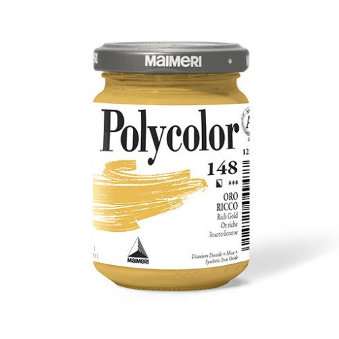 Maimeri Polycolor Vasetto 140 ml Oro Ricco