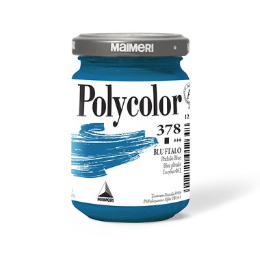 Maimeri Polycolor Vasetto 140 ml Blu Ftalo