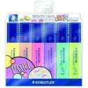 Evidenziatori Staedtler 364 Pastel  6 Colori