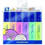 Evidenziatori Staedtler 364 Pastel  6 Colori