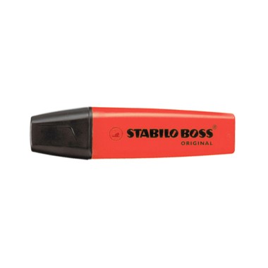 Evidenziatori Stabilo Boss Original Rosso 10 pz.