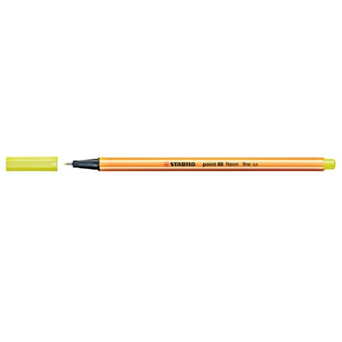 Pennarelli Stabilo Point 88  Neon Giallo 10 pz.