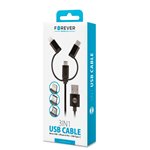 TF Cavo Forever Multi T_01626 USB/Lightning+Type C+Micro