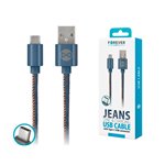 TF Cavo Forever Tornado USB/Type C 1 mt. 2A Jeans