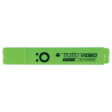 Evidenziatori Tratto Video Emotion Verde