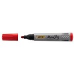 Marker Bic 2000 Punta Tonda Rosso 12 pz.