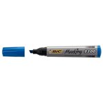 Marker Bic 2300 Punta Scalpello Blu 12 pz.