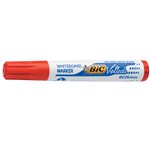 Marker Bic Velleda 1701 Punta Tonda Rosso 12 pz.