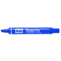 Marker Pentel N60 Punta Scalpello Blu 12 pz.