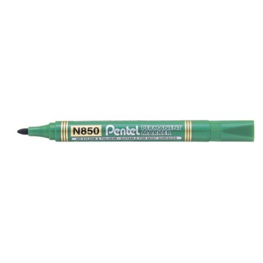 Marker Pentel N850 Punta Conica Verde 12 pz.