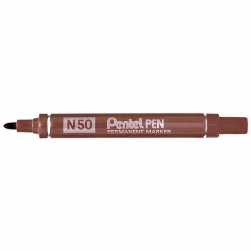 Marker Pentel N50 Punta Conica Marrone 12 pz.