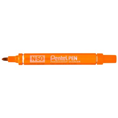 Marker Pentel N50 Punta Conica Arancione 12 pz.