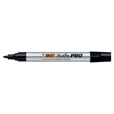 Marker Bic Pro Punta Tonda Nero 12 pz.