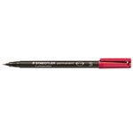 Pennarelli Lumocolor Staedtler 313 S Rosso 10 pz.