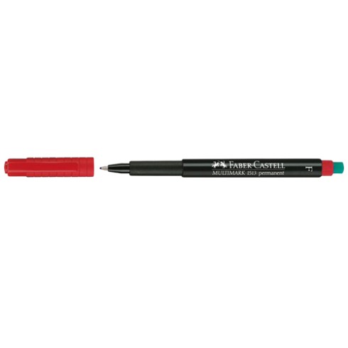 Pennarelli Faber Multimark F Rosso 10 pz.