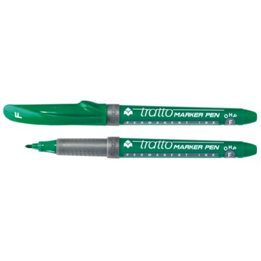 Marker Tratto OHP Pen F 12 pz. Verde