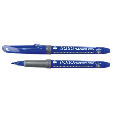 Pennarelli Tratto OHP Pen F Blu 8 pz.