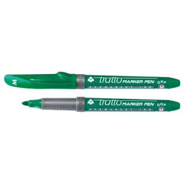 Pennarelli Tratto OHP Pen M Verde 8 pz.