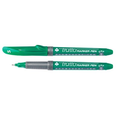 Pennarelli Tratto OHP Pen S Verde 8 pz.