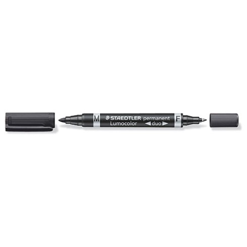 Pennarelli Lumocolor Staedtler Duo 348 Nero 10 pz.