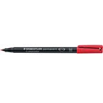 Pennarelli Lumocolor Staedtler 317 M Rosso 10 pz.