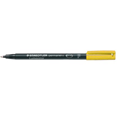 Pennarelli Lumocolor Staedtler 318 F Giallo 10 pz.