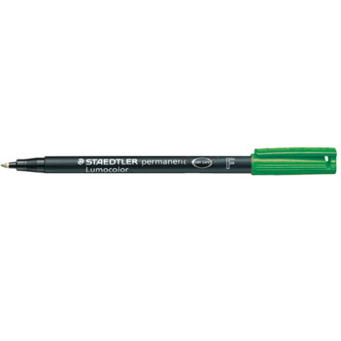 Pennarelli Lumocolor Staedtler 318 F Verde 10 pz.