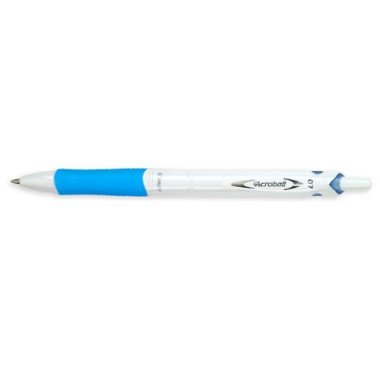 Penne Pilot Acroball Pure White Azzurro 10 pz.