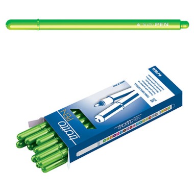 Pennarelli Tratto Pen 12 pz. Fluo Verde