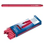 Pennarelli Tratto Pen 12 pz. Rosso Carminio